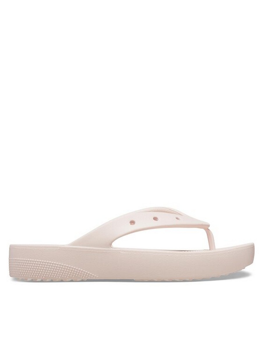 

Вьетнамки женские Crocs Classic Platform Flip W 207714 розовые 38.5 EU, Розовый, Classic Platform Flip W 207714