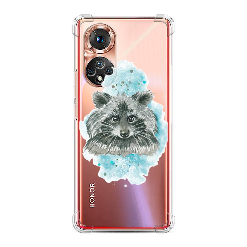 

Чехол Awog на Honor 50 "Енот в голубом облаке", Голубой, 6105451-1