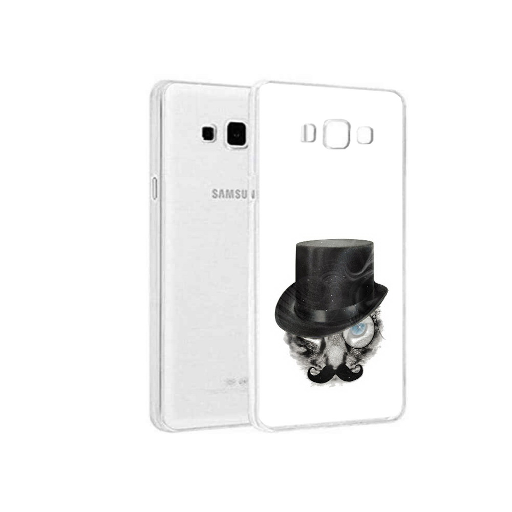 

Чехол MyPads Tocco для Samsung Galaxy A8 интелегентный кот, Прозрачный, Tocco