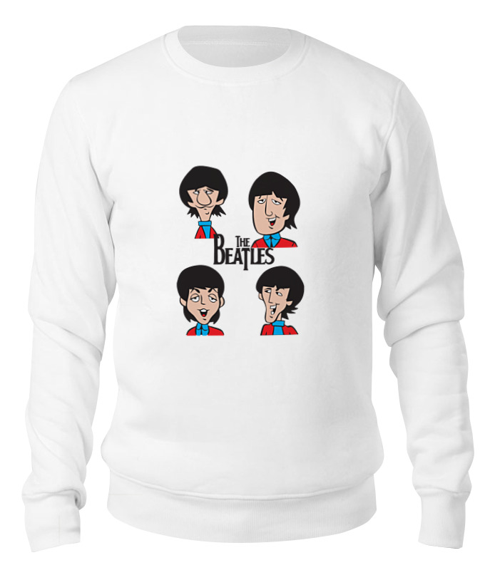 

Свитшот унисекс Printio Битлз (the beatles) белый XS, Битлз (the beatles)