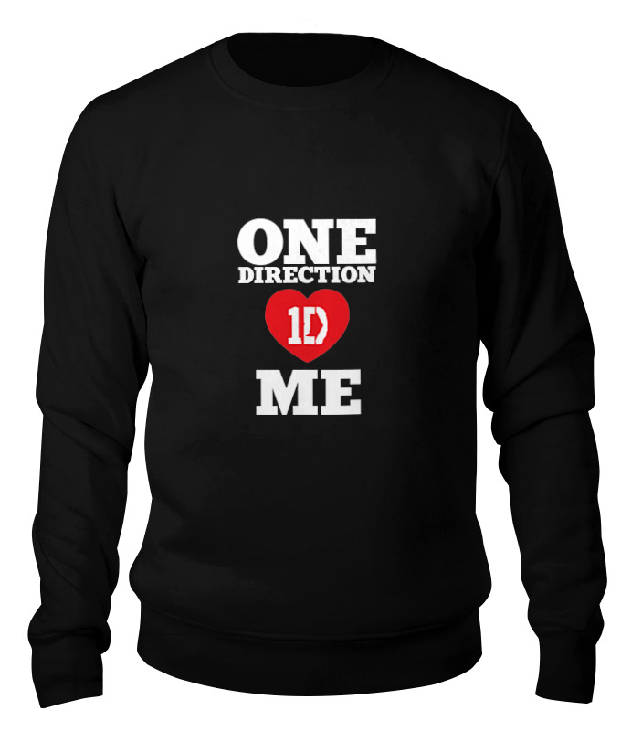 

Свитшот унисекс Printio One direction черный XS, One direction