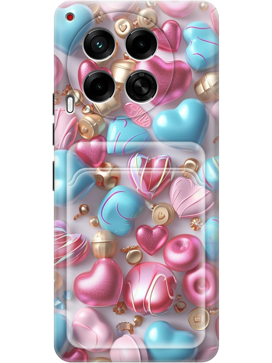 

Силиконовый чехол на Tecno Camon 30 4g / 30 5g с принтом 798470, Прозрачный;голубой;розовый, 782632491