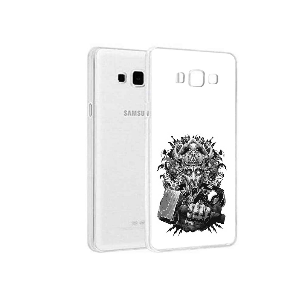 

Чехол MyPads Tocco для Samsung Galaxy A8 злой тор, Прозрачный, Tocco