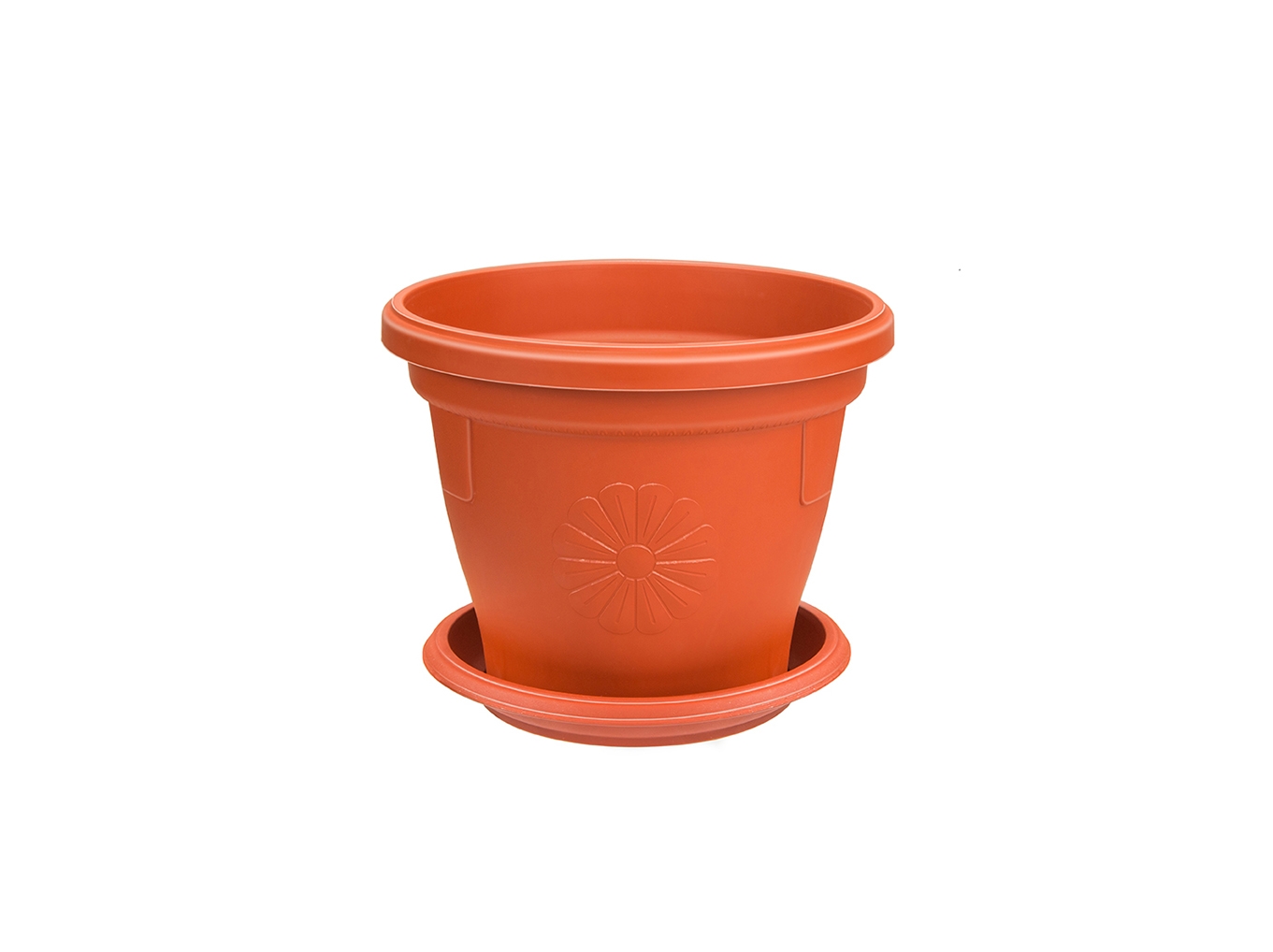 

Кашпо ElfPlast Italy с поддоном, 2 л