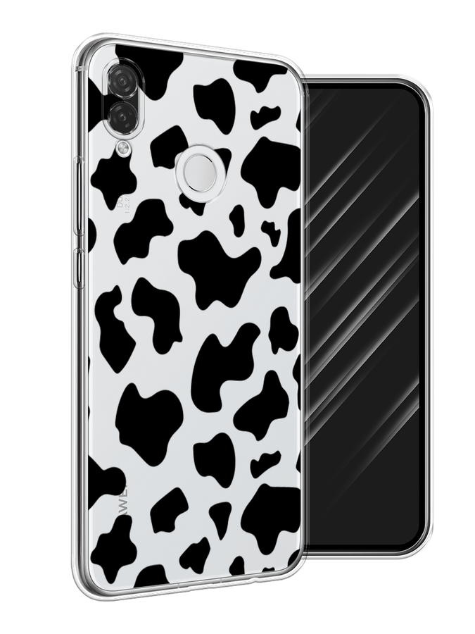 

Чехол Awog на Huawei P Smart Plus "Пятна коровы черные", Черный, 68250-2