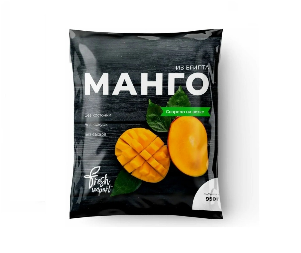 

Манго Fresh Import дольки без косточки замороженное, 1 кг