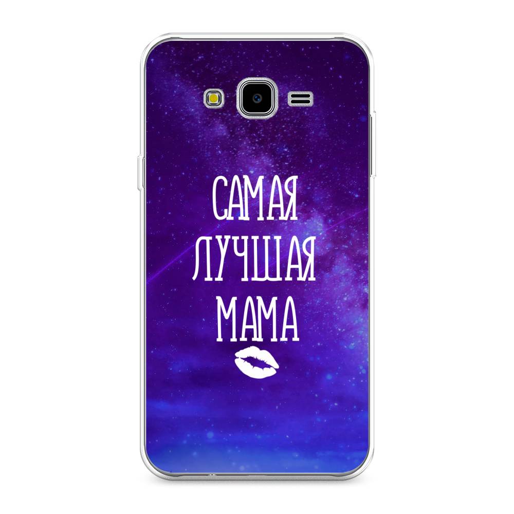 

Чехол Awog на Samsung Galaxy J7 Neo "Лучшая мама", Фиолетовый;синий;белый, 25350-6