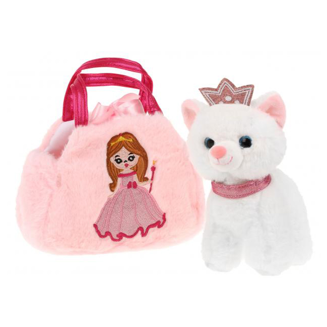 

Мягкая игрушка Котенок сумочке с котенком Fluffy Family 18 см 681764