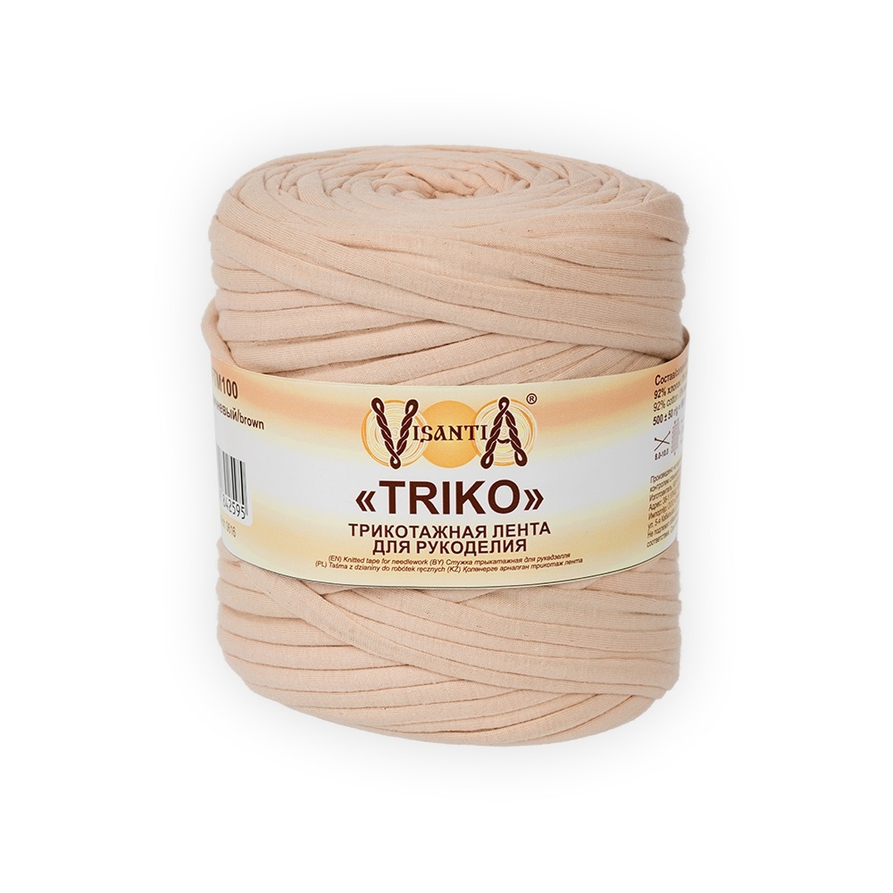 

Пряжа Visantia Triko коричневый, Triko