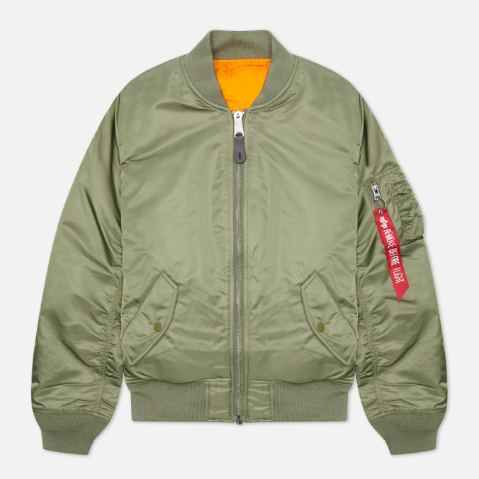 фото Бомбер женский alpha industries wjm44500c1-310 зеленый l