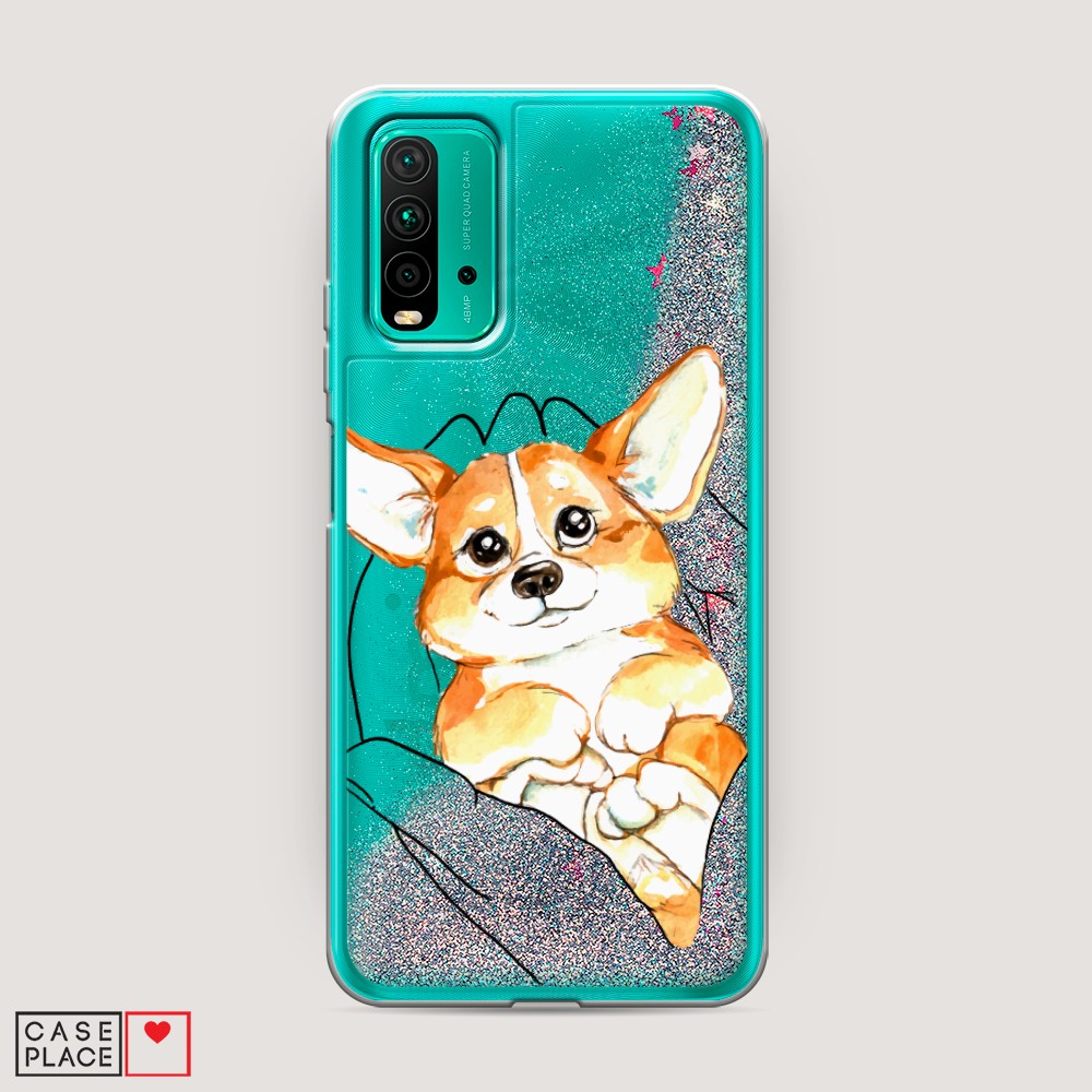 

Чехол Awog на Xiaomi Redmi 9T "Корги в ладошках", Разноцветный, 39891-1
