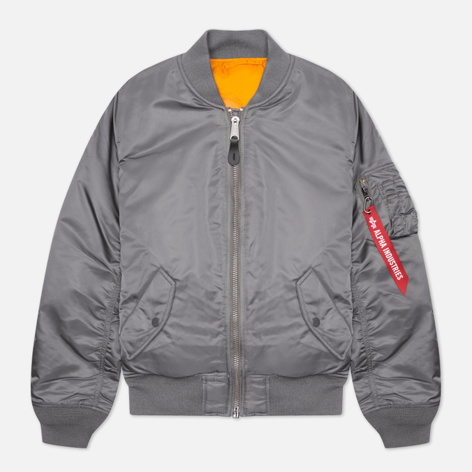 фото Бомбер женский alpha industries wjm44500c1-022 серый xs