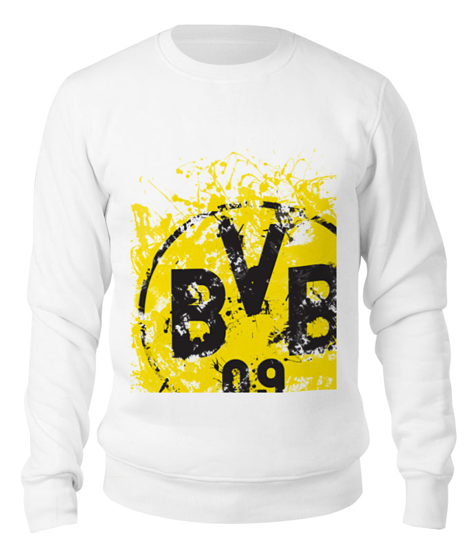 

свитшот унисекс Printio Боруссия дортмунд белый S, Боруссия дортмунд