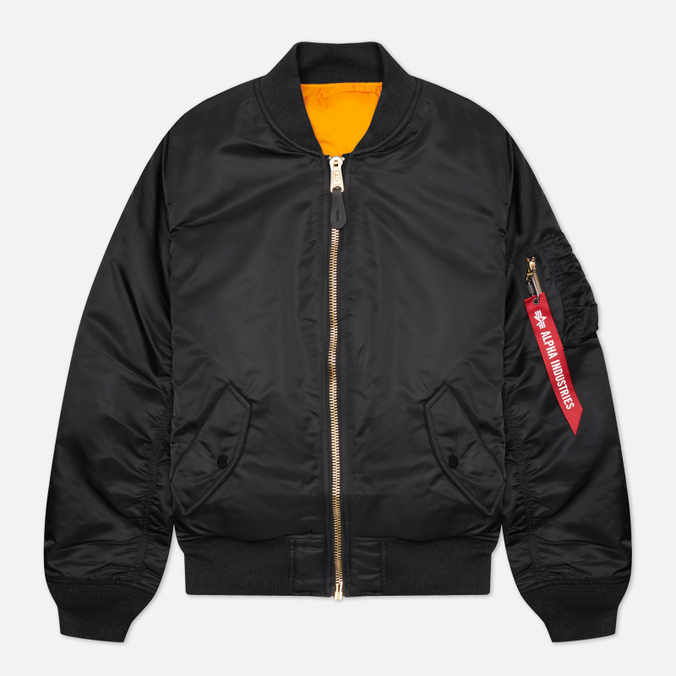 фото Бомбер женский alpha industries wjm44500c1-001 черный xs