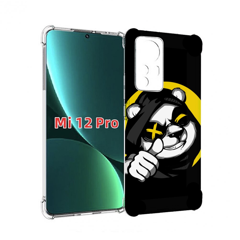 

Чехол MyPads крутая пандочка ок для Xiaomi 12S Pro, Прозрачный, Tocco