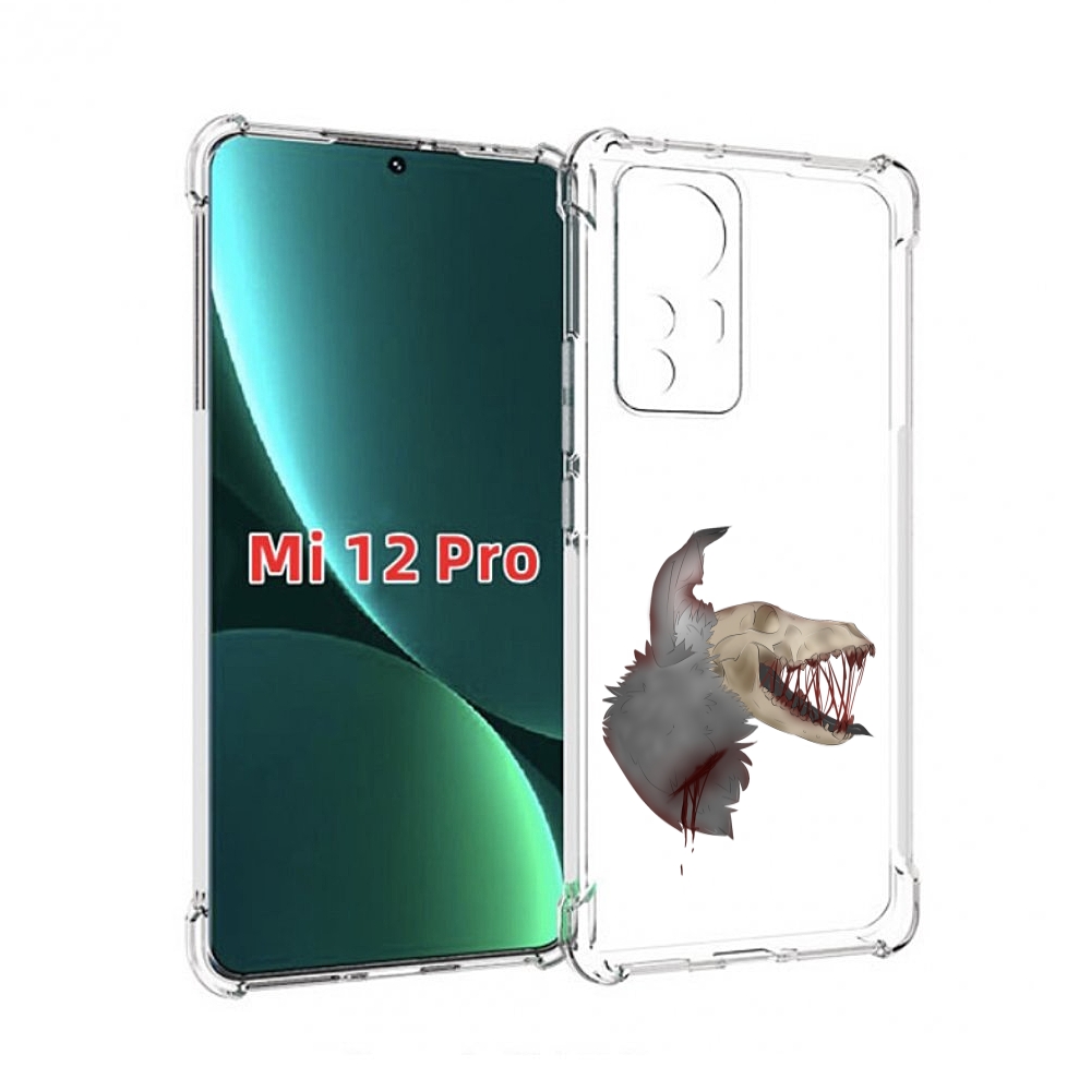 

Чехол MyPads кровавый-череп для Xiaomi 12S Pro, Прозрачный, Tocco