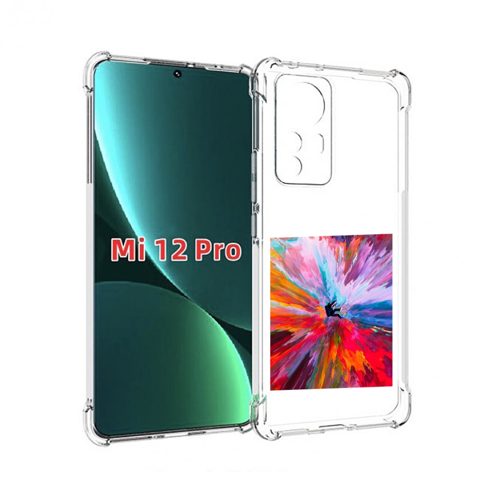 

Чехол MyPads красочный астранавт для Xiaomi 12S Pro, Прозрачный, Tocco
