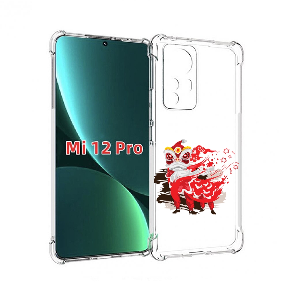 

Чехол MyPads красный-карнавал для Xiaomi 12S Pro, Прозрачный, Tocco