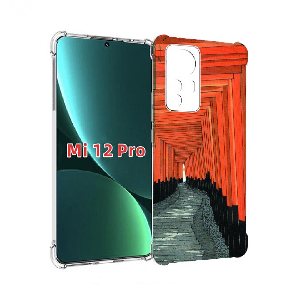 

Чехол MyPads красный коридор для Xiaomi 12S Pro, Прозрачный, Tocco