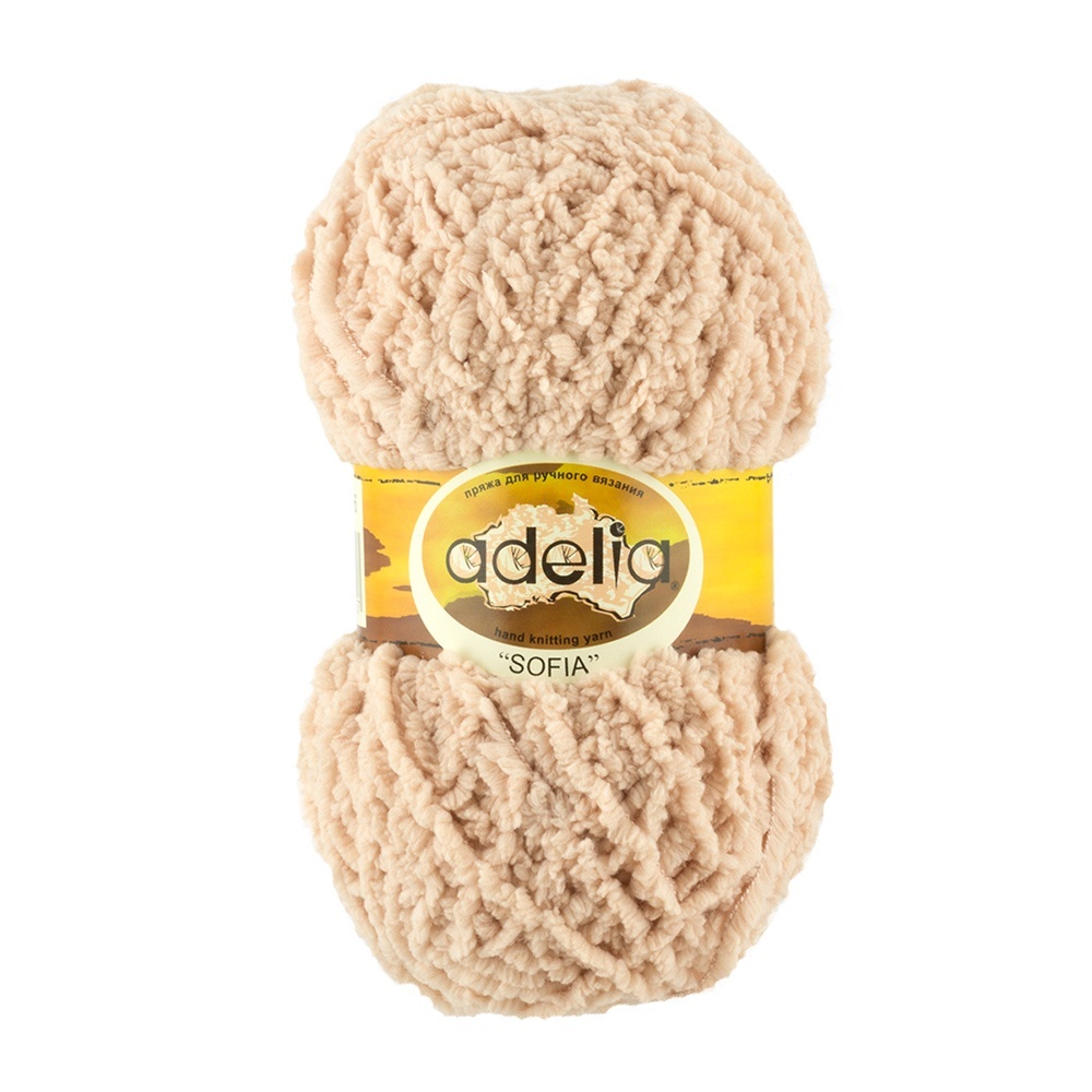 

Пряжа Adelia Sofia №16 бежевый, Sofia