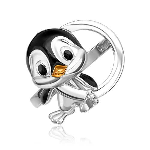 

Кольцо из серебра с эмалью р.16,5 PLATINA jewelry 01-5702-00-000-0200, 01-5702-00-000-0200