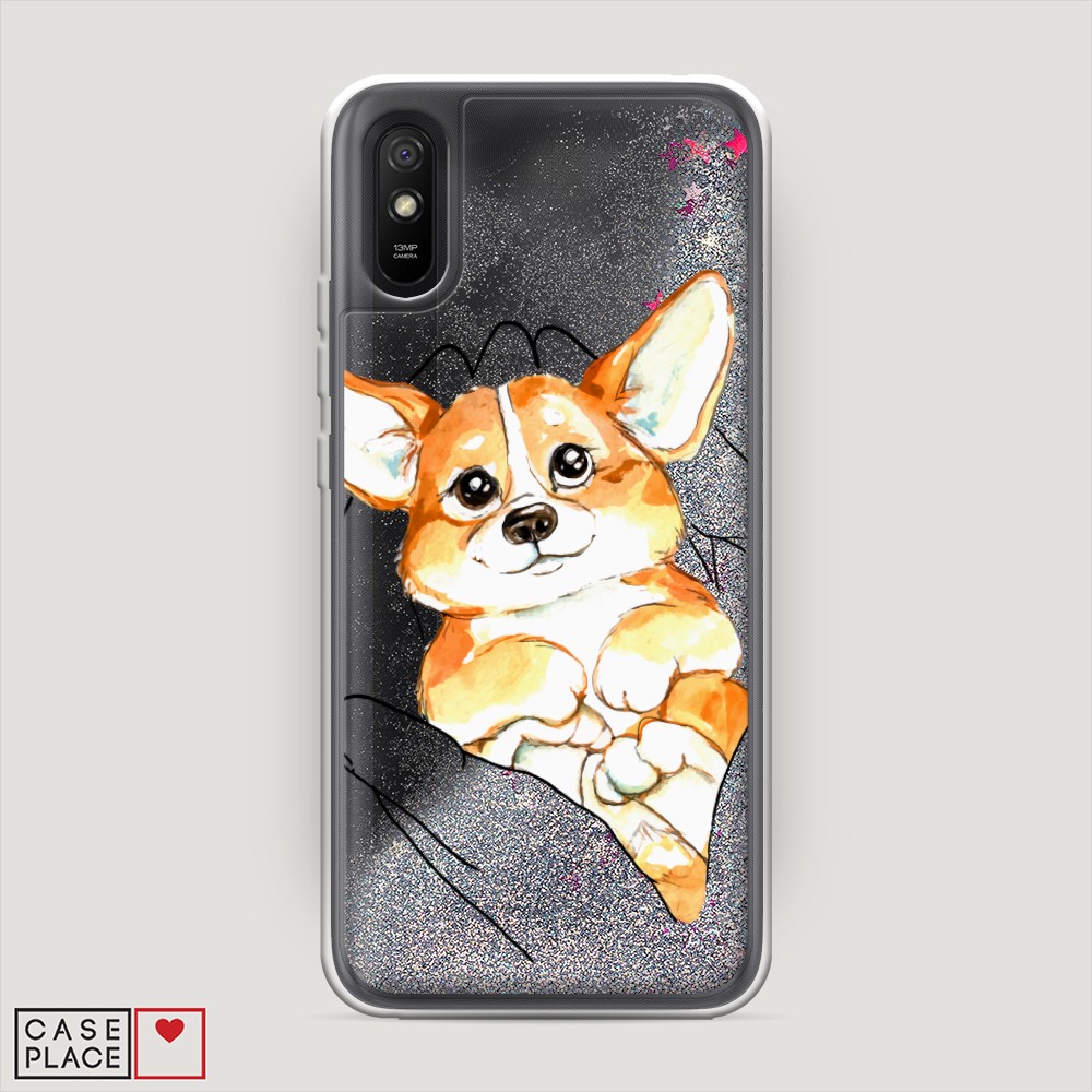 

Чехол Awog на Xiaomi Redmi 9A "Корги в ладошках", Разноцветный, 38991-1