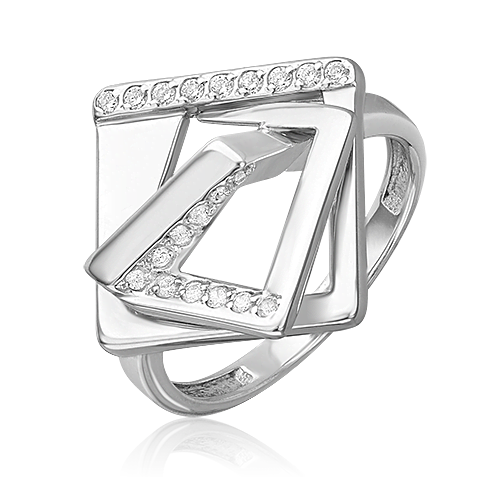 

Кольцо из серебра с фианитом р.17 PLATINA jewelry 01-5699-00-401-0200, 01-5699-00-401-0200