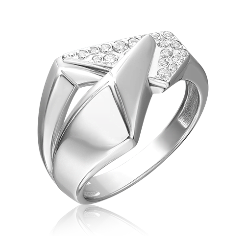 

Кольцо из серебра с фианитом р.17,5 PLATINA jewelry 01-5653-00-401-0200, 01-5653-00-401-0200