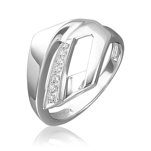 

Кольцо из серебра с фианитом р.18,5 PLATINA jewelry 01-5651-00-401-0200, 01-5651-00-401-0200