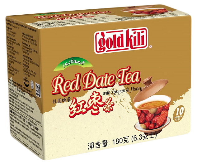 

Чай красный Gold Kili финик унаби с лонганом и медом 180 г