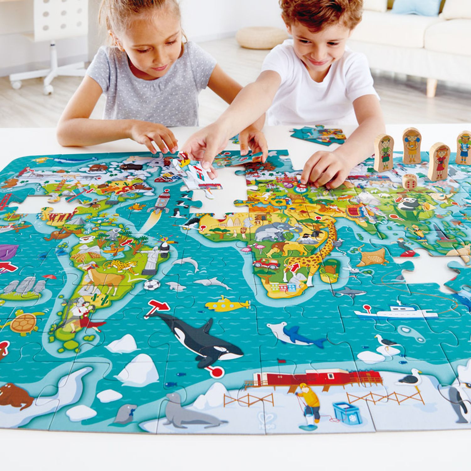 

Пазл Hape 100 деталей, E1626_HP