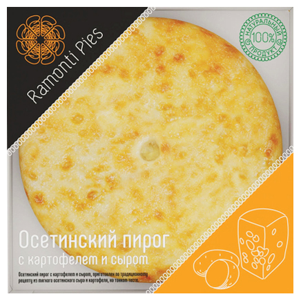 

Пирог Ramonti Pies Осетинский с картофелем и сыром 500 г