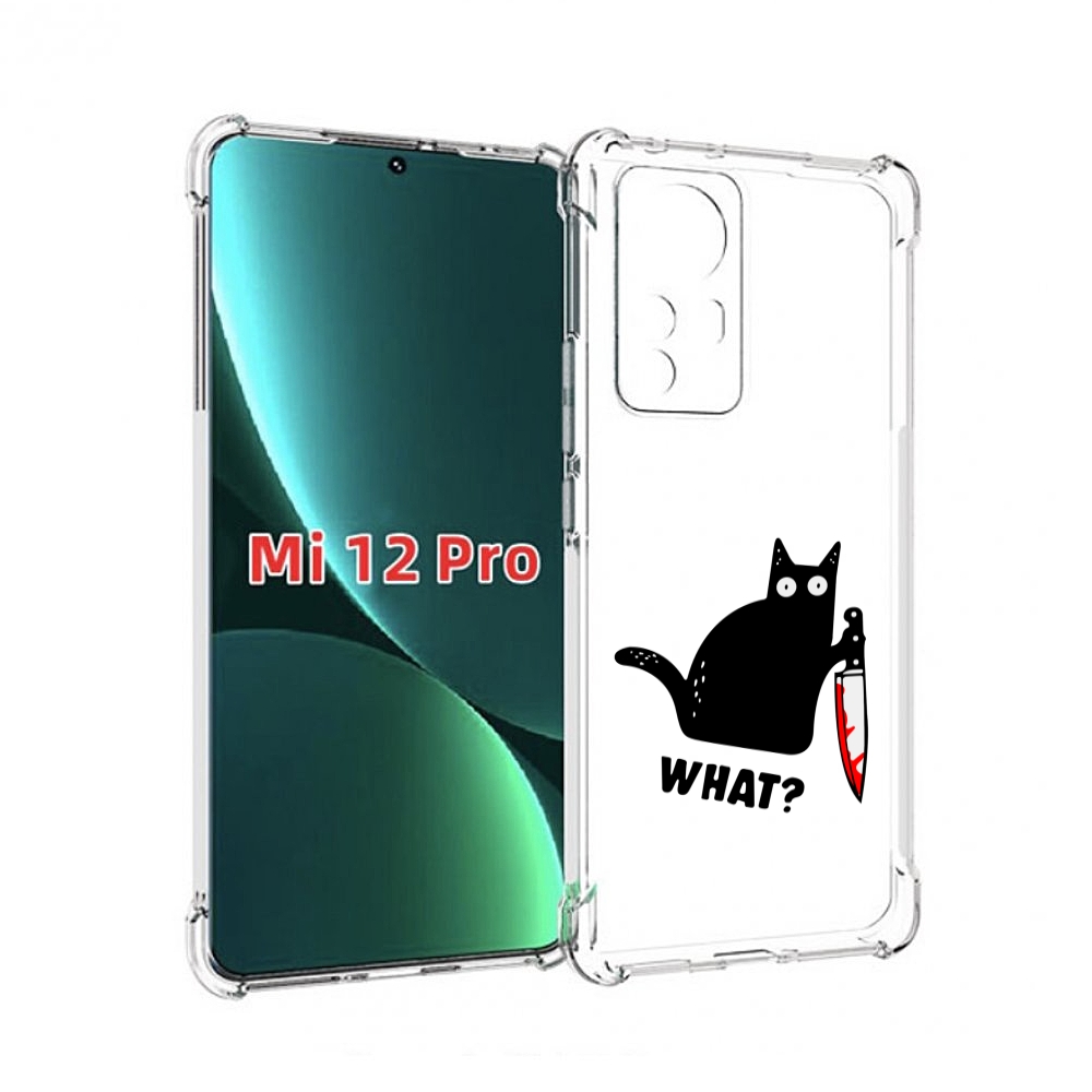 

Чехол MyPads котик-убийца для Xiaomi 12S Pro, Прозрачный, Tocco
