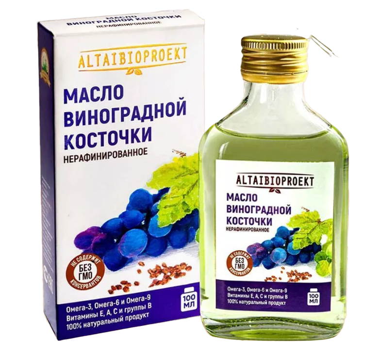 Виноградная масло чего применяют. Масло виноградной косточки 100 мл Алтайбиопроект. Масло виноградной косточки 100%. Винограда косточек масло. Алтайбиопроект масло зародышей пшеницы,100 мл.