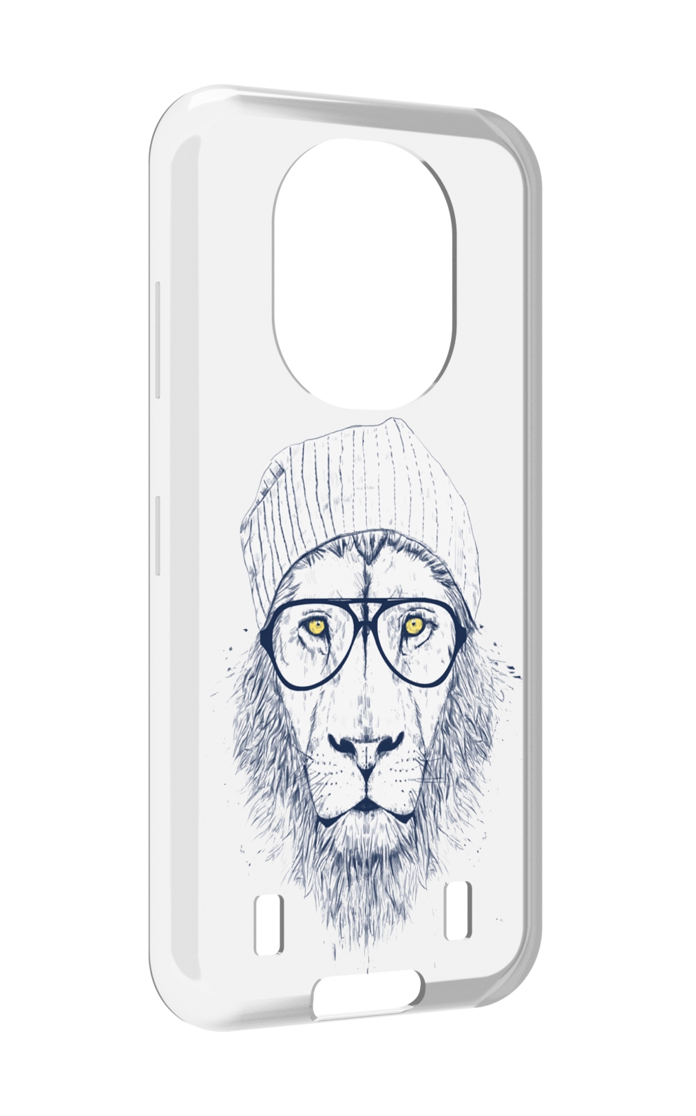

Чехол MyPads хиппи лев для Oukitel WP16, Прозрачный, Tocco