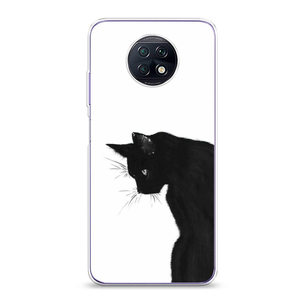 фото Силиконовый чехол "black cat" на xiaomi redmi note 9t awog