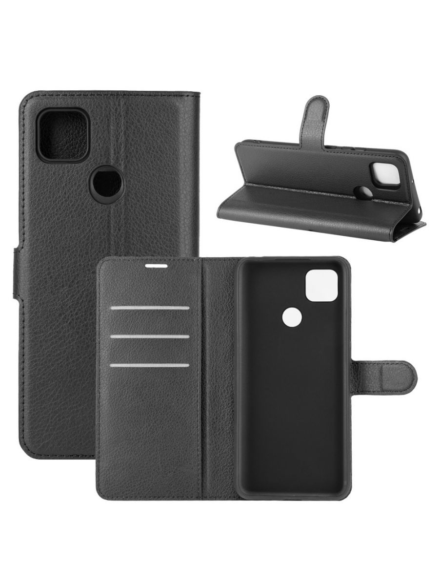 

Чехол Wallet для смартфона Xiaomi Redmi 9C черный