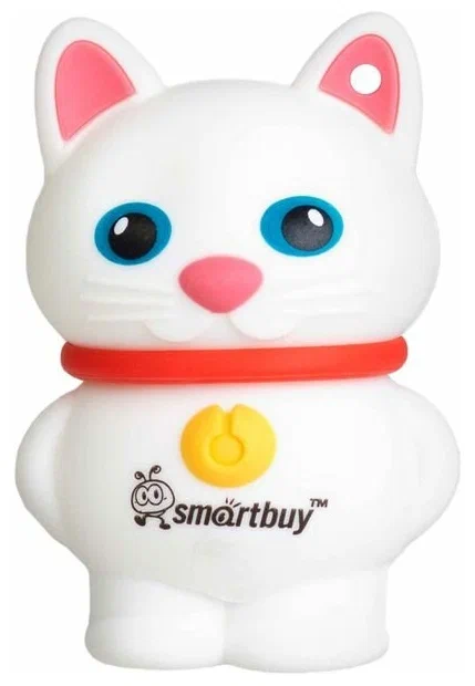 

Флешка SmartBuy Wild series Котенок 32 ГБ белый (9864167), Wild series Котенок