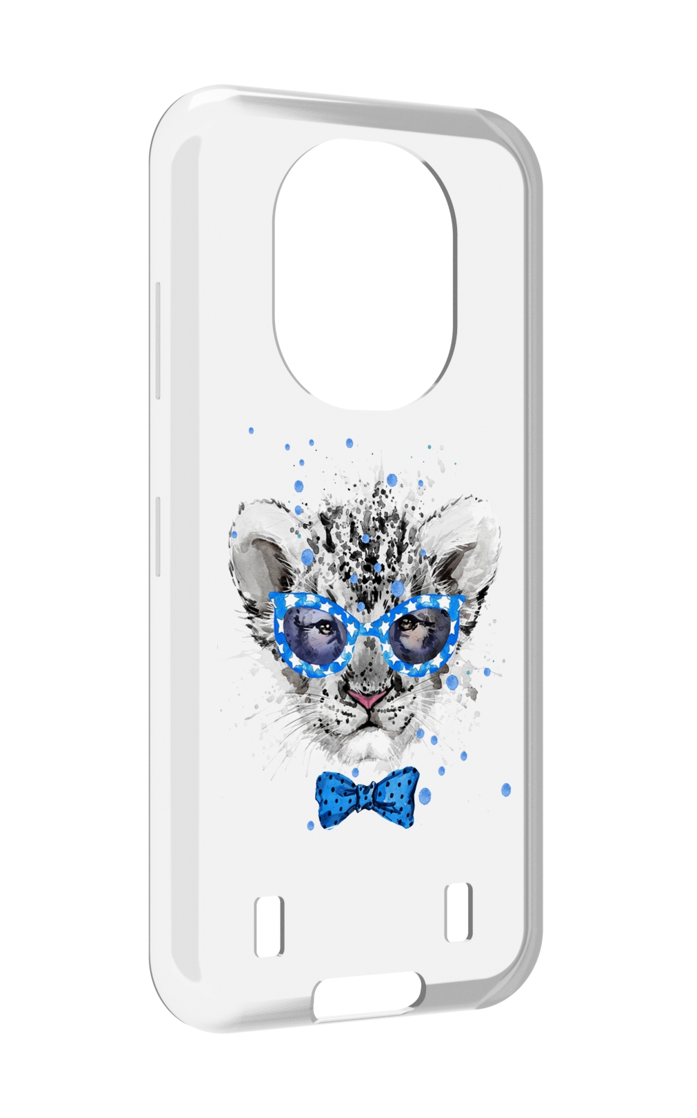 

Чехол MyPads тигренок с бабочкой для Oukitel WP16, Прозрачный, Tocco
