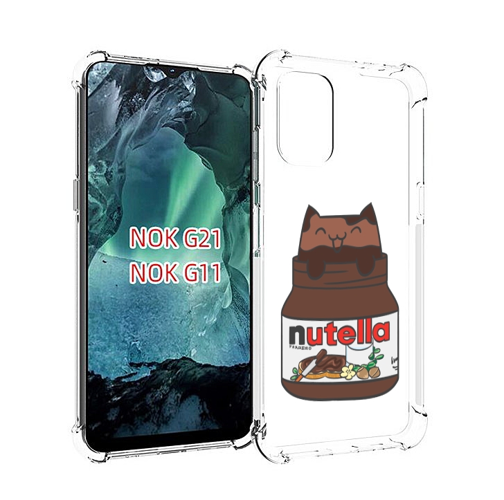 

Чехол Mypads Кошечка-В-Нутелле Для Nokia G11/G21, Прозрачный, Tocco
