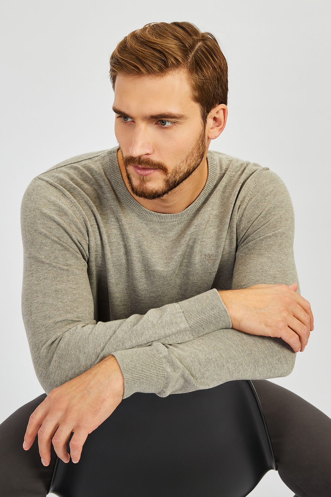 

Джемпер мужской Baon B631202 серый XL, B631202