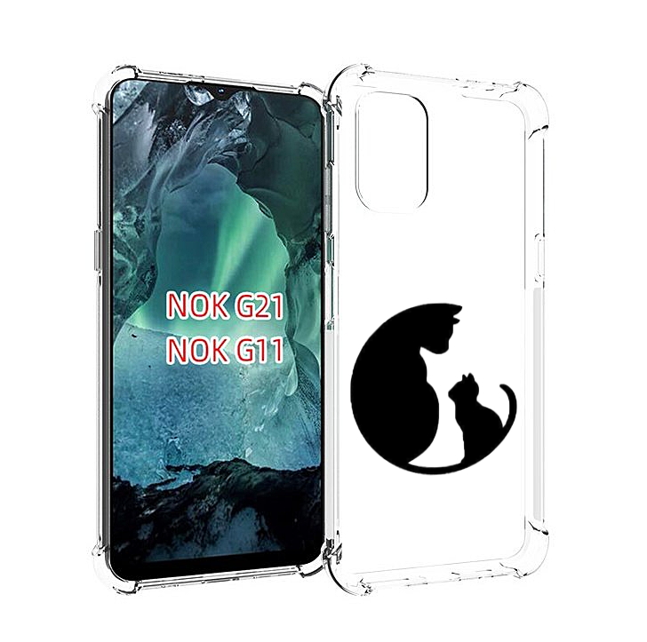 Чехол Mypads Коты В Полукруге Для Nokia G11/G21