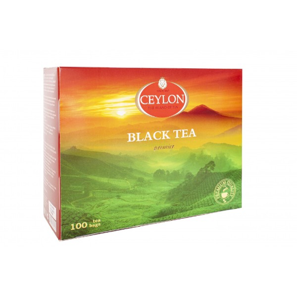 Чай индийский черный байховый  Ceylon The Island of Tea мелкий в пакетиках 100х1,5г