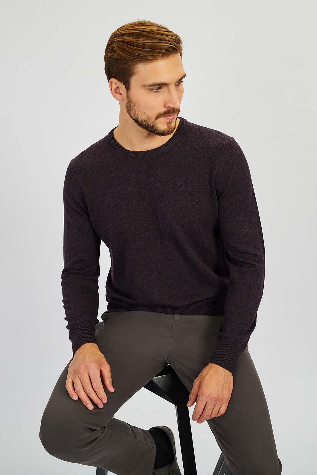 

Джемпер мужской Baon B631202 фиолетовый M, B631202