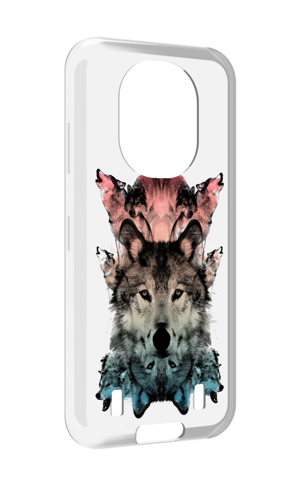 

Чехол MyPads стая для Oukitel WP16, Прозрачный, Tocco