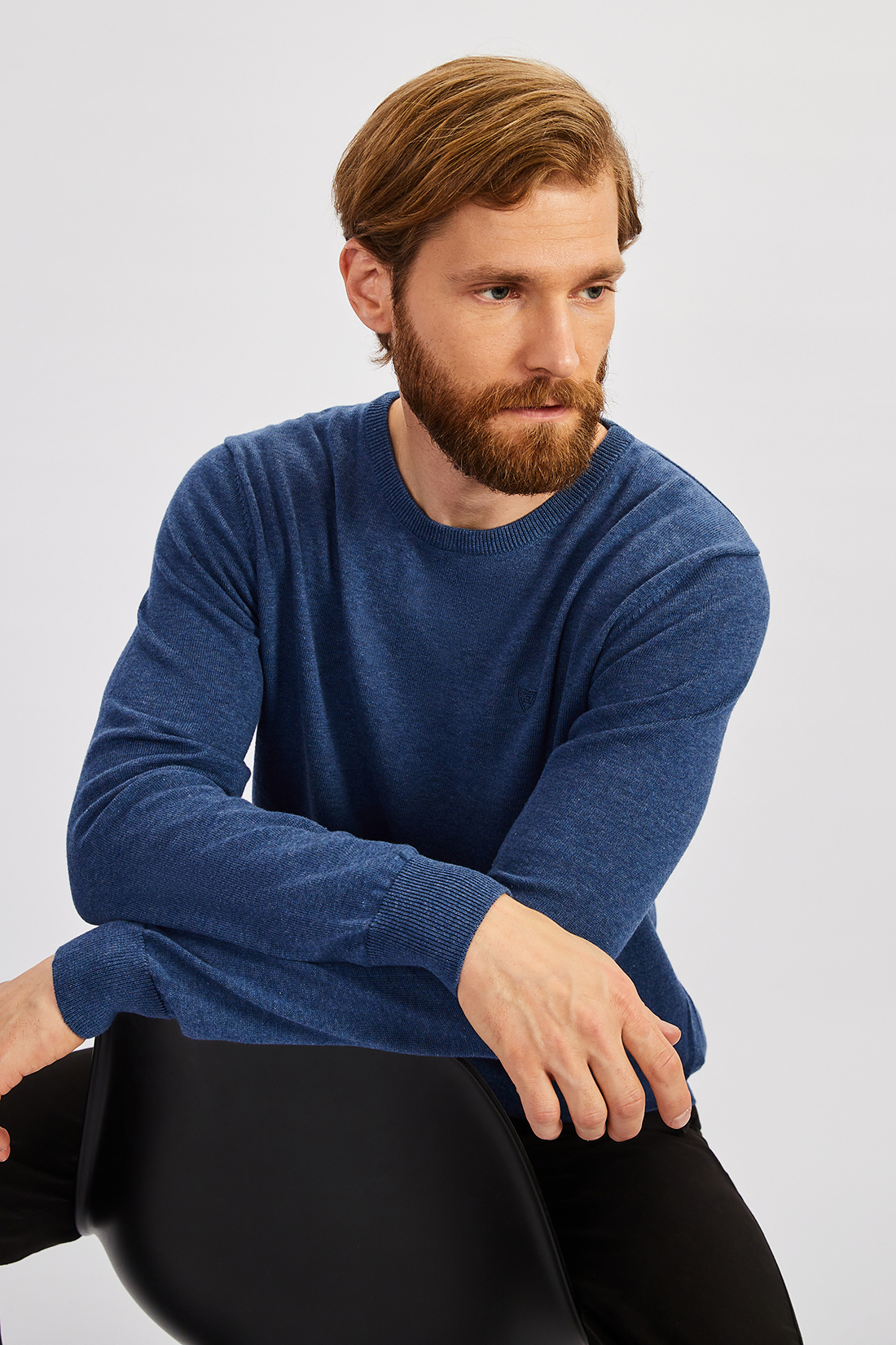 

Джемпер мужской Baon B631202 синий M, B631202