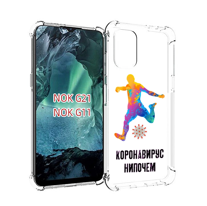 

Чехол Mypads Коронавирус-Нипочем Для Nokia G11/G21, Прозрачный, Tocco