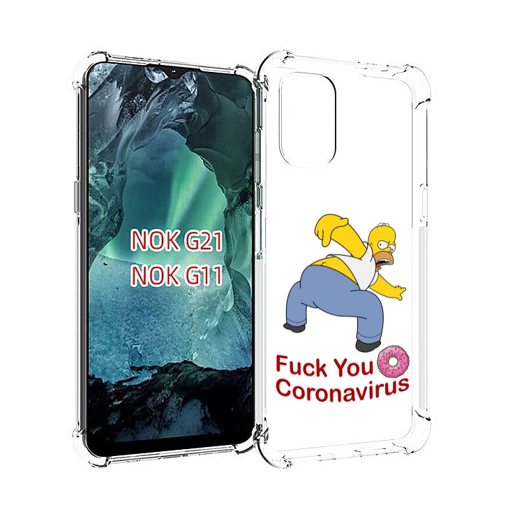 

Чехол Mypads Корона-Уходи Для Nokia G11/G21, Прозрачный, Tocco