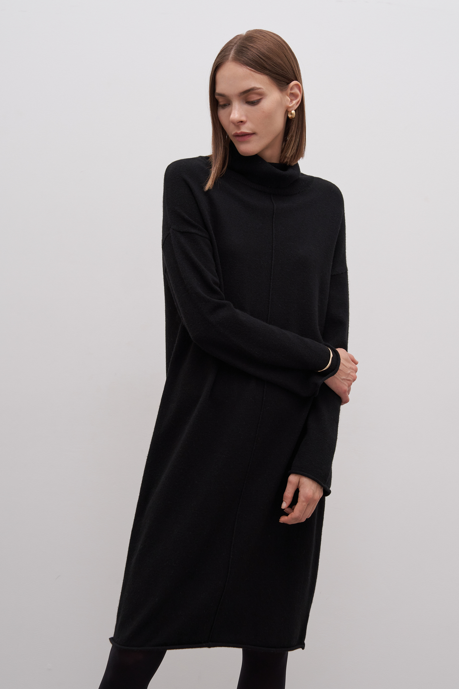 Платье женское Finn Flare FAC11162 черное XL