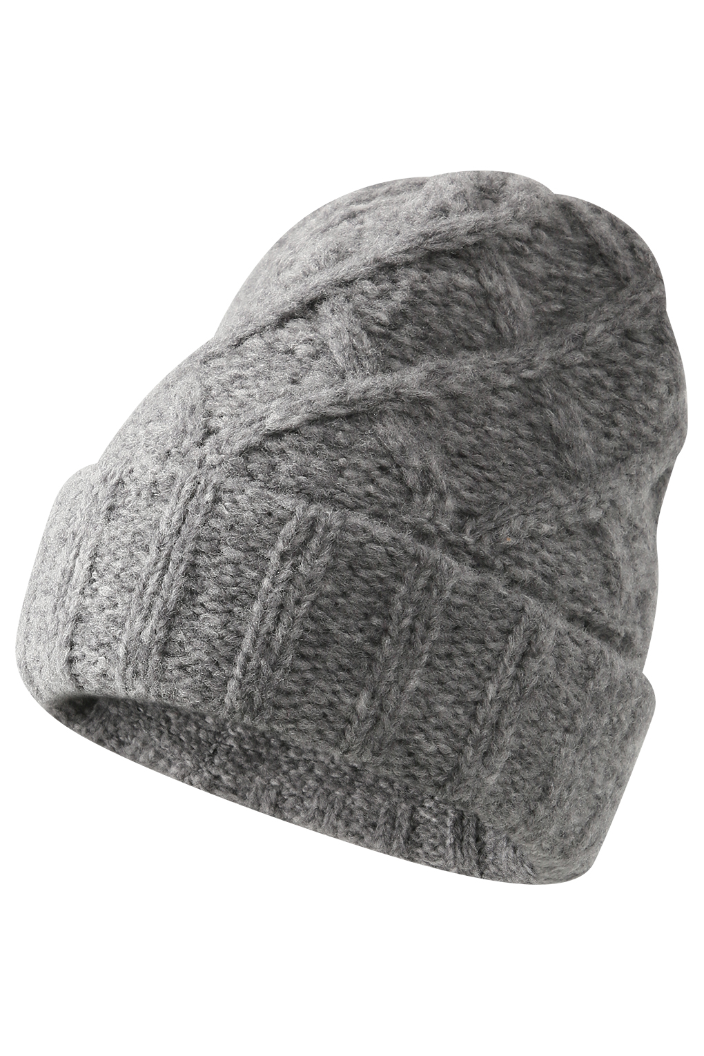 

Шапка женская A + MORE 2109 HULKBEANIE серая, Серый, 2109 HULKBEANIE